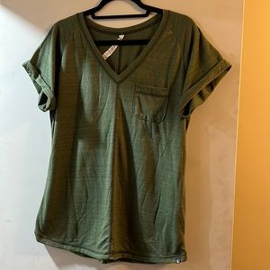 Olive colored shirt size XL